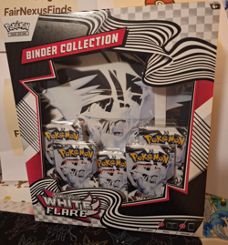 Pokemon Scarlet and Violet White Flare Binder Collection - Image 1