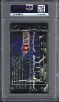 2019 Pokemon Int’l Hidden Fates Mewtwo Artwork PSA 10 Foil Booster Pack GEM MINT - Image 2