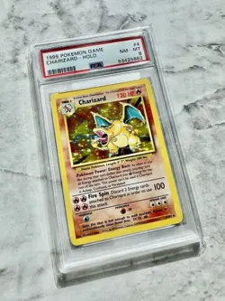 1999 Pokemon Game Charizard Holo PSA 8 (#4) - Image 2
