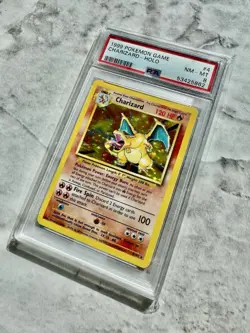 1999 Pokemon Game Charizard Holo PSA 8 (#4) - Image 3