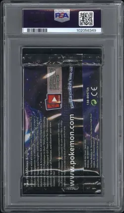2019 Pokemon Int’l Hidden Fates Mew Artwork PSA 10 Foil Booster Pack GEM MINT! - Image 2