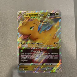 POKEMON DRAGONITE VSTAR 050/078 ULTRA RARE POKEMON GO NEAR MINT - Image 1