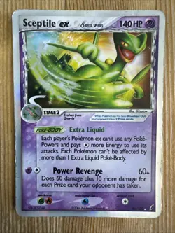 Sceptile ex (Delta Species) 96/100 Pokemon TCG Crystal Guardians Holo Rare DMG - Image 1