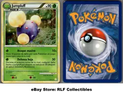 2010 Pokemon, Heartgold & Soulsilver, #6/123 Jumpluff, Holo Rare, Spanish - Image 1