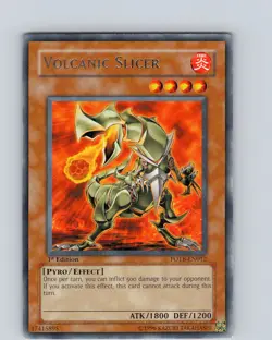 Yu-Gi-Oh TCG Volcanic Slicer FOTB-EN012 1st Edition Regular Rare Card Played LP - Image 1