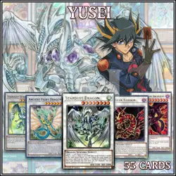 YUSEI DECK 50+ | Ultimaya Tzolkin Stardust Dragon Spark Synchron Hot Red YuGiOh - Image 1