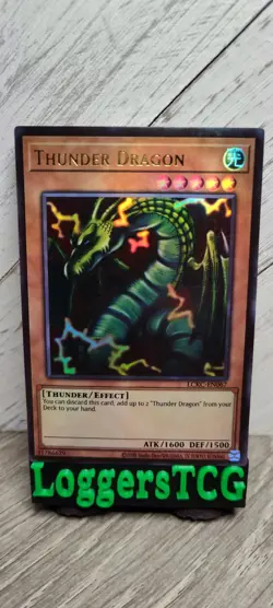 Yu-Gi-Oh! Thunder Dragon / LCKC-EN067 UNLIMITED NM - Image 1