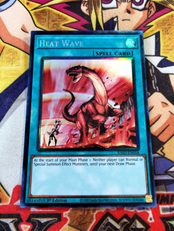 Heat Wave ra03-en058 (NM+) Collectors Rare Yu-Gi-Oh! - Image 1