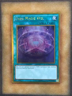 Yugioh Dark Magic Veil MVP1-ENG19 Gold Rare NM - Image 1