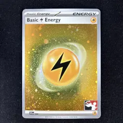 Lightning Energy Holo Prize Pack Series Promo Series 4 Pokemon Card NM - Image 1