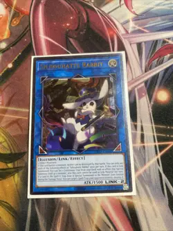 Yu-Gi-Oh TCG Silhouette Rabbit Mint Condition Ultimate Rare Card OP27-EN002 - Image 1