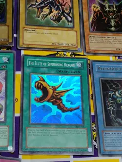Vintage 1996 Yu-Gi-Oh! Lot of 11 Foil Cards! Blue-Eyes White Dragon! - Image 2