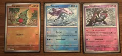 POKEMON TCG Prismatic Evolutions Lot Of 3 MASTER BALL Reverse Holo Cards SUICUNE - Image 2