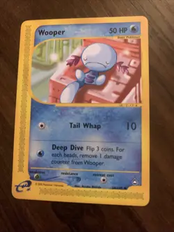 Pokemon TCG Wooper Aquapolis 66/147 Uncommon Card Non-Holo, Near Mint Condition - Image 3