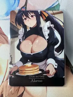 Akeno Highschool DxD hentai Anime Doujin Waifu ACG Custom Card - Image 1