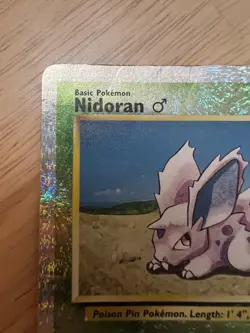 Pokemon Nidoran M 83/110 Reverse Holo Legendary Collection Card HP - Image 2