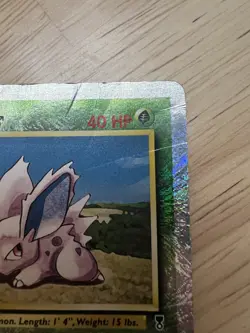 Pokemon Nidoran M 83/110 Reverse Holo Legendary Collection Card HP - Image 3