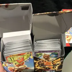NM/LP Pokemon Bulk Card Lot | Holos/Reverse Holos. EX! 2 Booster Bundles & 1 Tin - Image 2