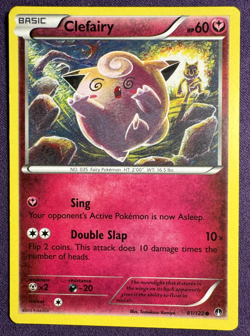 Clefairy 81/122 Common - Pokemon XY Breakpoint Card - LP/NM - Image 1