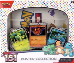 Pokemon 151 Poster Collection Promo Cards Set - Image 1