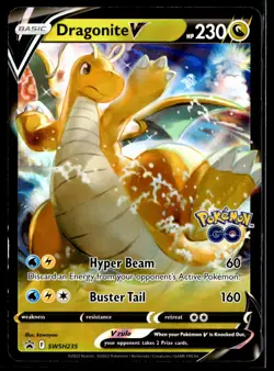 Dragonite V SWSH235 - SWSH Black Star Promo Full Art - Pokemon TCG Card NM - Image 1