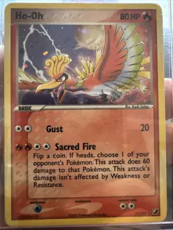 Pokemon TCG Unseen Forces Ho-Oh Rare Holo Card 27/115 Deck Exclusive NM / LP - Image 1