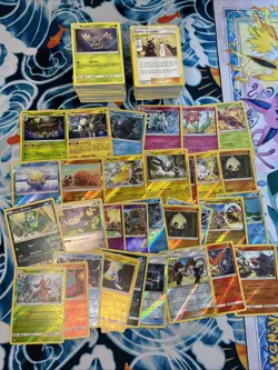 Bulk Lot 280+ Pokemon Cards Sun & Moon: Cosmic Eclipse (2019) Holos/Reverses NM - Image 1