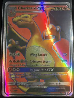 Charizard GX SM60 Black Star Promo 2017 Full Art Holo Rare Pokemon Card TCG - Image 1