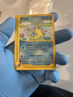 Wooper 117/147 Aquapolis Non-Holo Vintage Pokemon Card 2002 - Image 1