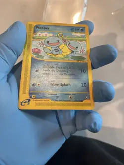 Wooper 117/147 Aquapolis Non-Holo Vintage Pokemon Card 2002 - Image 3