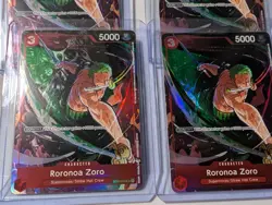 Roronoa Zoro Gift Collection 2023 ST01-013 SR Near Mint SR -x4 Cards - Image 3