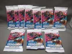 MAGIC THE GATHERING LOT OF 10 PACKS "FOUNDATIONS" CARD TOTAL 200 CARDS SEALED c - Image 1