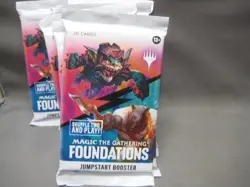 MAGIC THE GATHERING LOT OF 10 PACKS "FOUNDATIONS" CARD TOTAL 200 CARDS SEALED c - Image 2