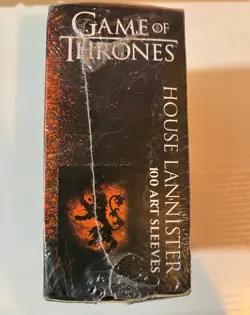 DRAGON SHIELD Game of Thrones House Lannister 100 CARD SLEEVES DECK PROTECTORS - Image 2