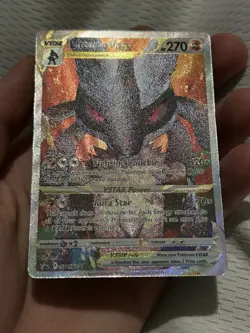 Pokemon TCG Lucario VSTAR SWSH291 Full Art Holo Black Star Promo Card - Image 2