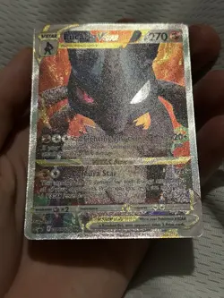 Pokemon TCG Lucario VSTAR SWSH291 Full Art Holo Black Star Promo Card - Image 4