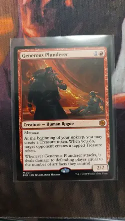 ​Generous Plunderer - Outlaws of Thunder Junction: The Big Score - Near Mint EN - Image 1