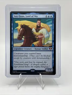 Sun Quan, Lord of Wu MTG Commander Masters Mythic Rare NM Magic Horsemanship EDH - Image 1