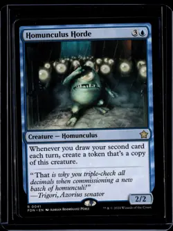 Homunculus Horde - 41 - FDN - NM - MTG Magic the Gathering - Image 1