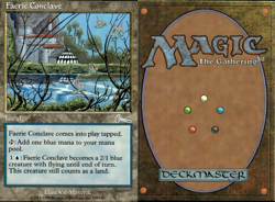 Magic the Gathering -MTG-Faerie Conclave - Image 1