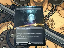 MTG - Shadowy Backstreet Full Art MKM R 0330 - See Description - Image 1