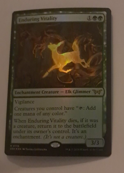 Enduring Vitality FOIL NM/M Duskmourn MTG MAGIC THE GATHERING - Image 1