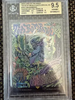 2023 MTG TALES OF MIDDLE-EARTH SC-FOIL-SERIALIZED TOM BOMBADIL BGS 9.5 - Image 1