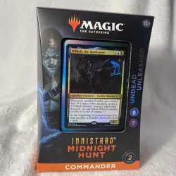 Free Shipping Innistrad: Midnight Hunt Commander Deck: Undead Unleashed MTG NIB 630509987153 - Image 1
