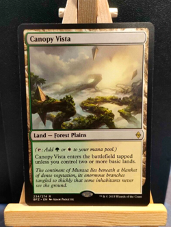 Canopy Vista - Battle for Zendikar - Rare - NM/LP - MTG - Image 1