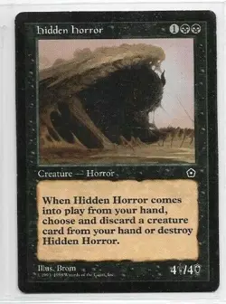 Magic the Gathering Hidden Horror Portal Second Age x1 PL MTG Free Shipping! - Image 1