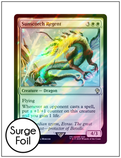 1x Sunscorch Regent, Surge Foil, Final Fantasy, Magic MTG NM - Image 1