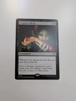 MTG - Exquisite Blood - The Lost Caverns of Ixalan NM/M Condition - Image 1