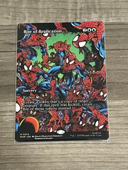 Rite Of Replication M 0014 (Borderless) MTG Magic: Marvel Spider-Man Regular - Image 1