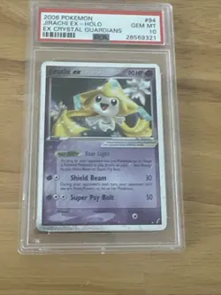 Pokemon Jirachi ex EX Crystal Guardians Ultra Rare #94 PSA 10 Gem Mint - Image 2